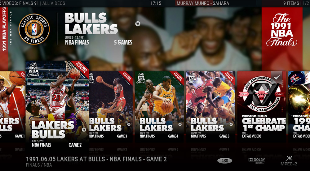 Lakers Vs Bulls 1991 NBA Finals Game 5 (Part 2) 